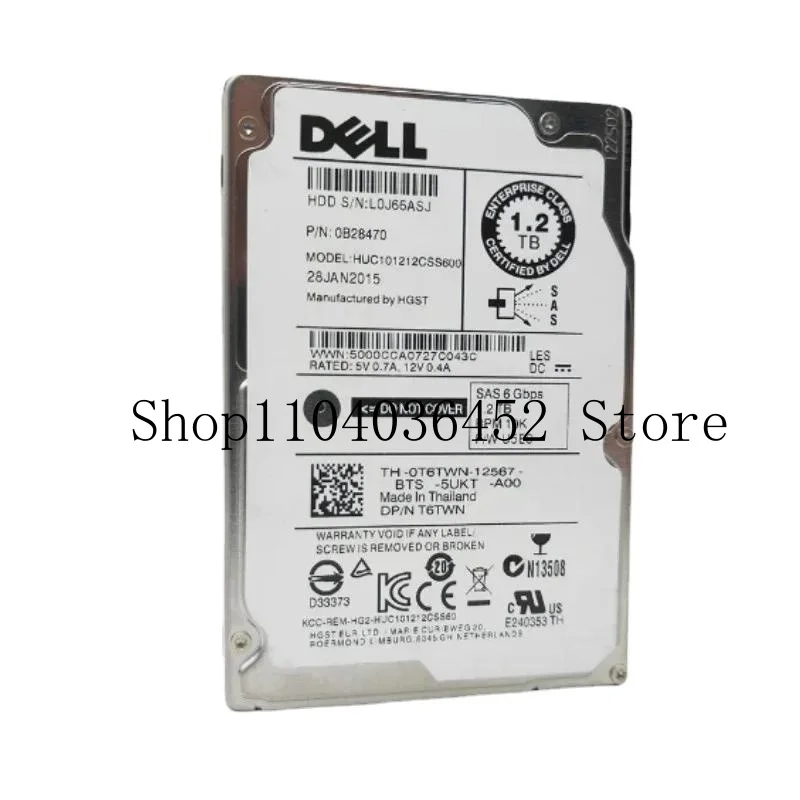 FOR Dell 1.2TB 6G 10K 2.5