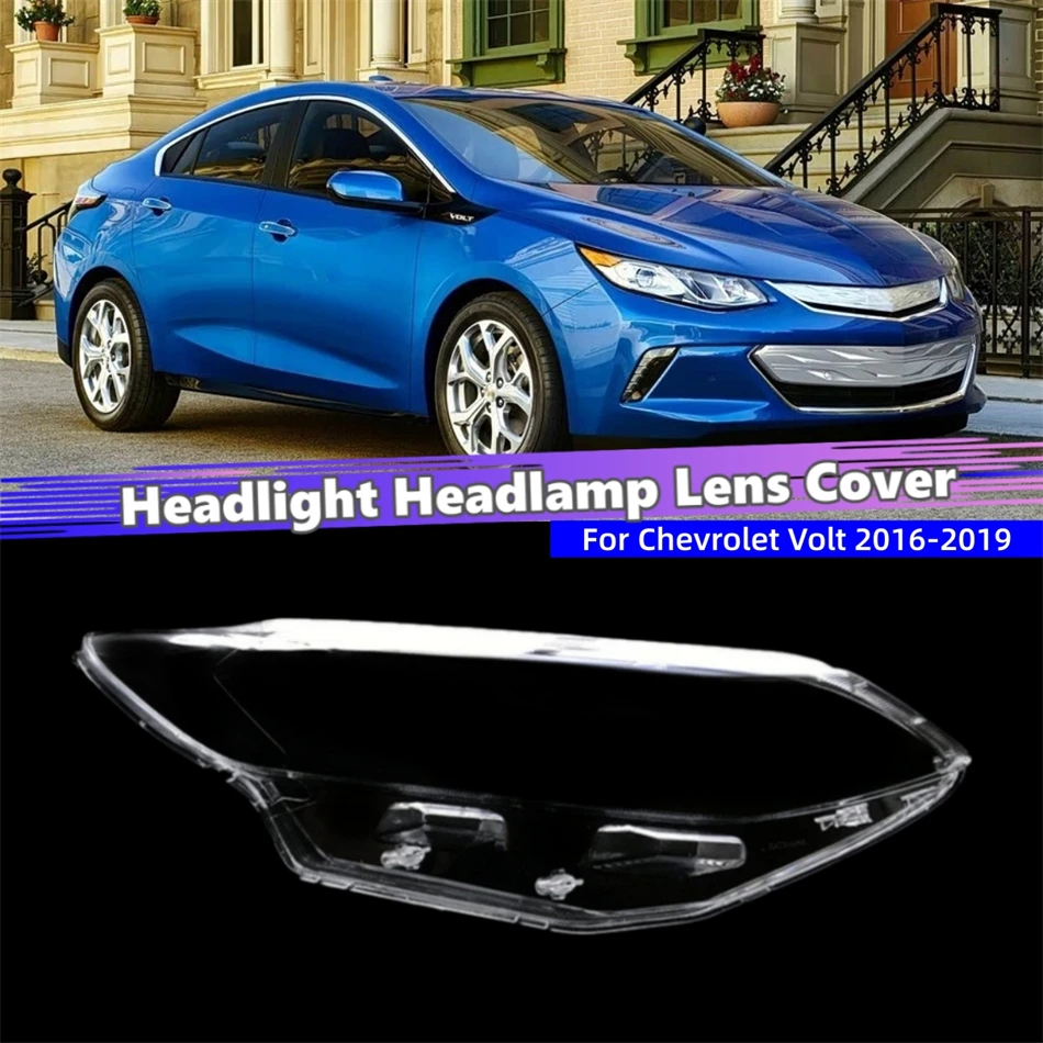 Para Chevrolet Volt 2016 2017 2018 2019 Accesorios para Coche Cubierta de Lente de Cristal para Faro Delantero de Coche Carcasa de Luces