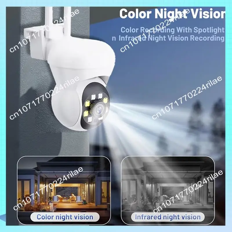 A17Z 4X デジタルズーム 8MP Wifi カメラ屋外ワイヤレスセキュリティ監視 PTZ カメラ人間追跡双方向 ACCTV