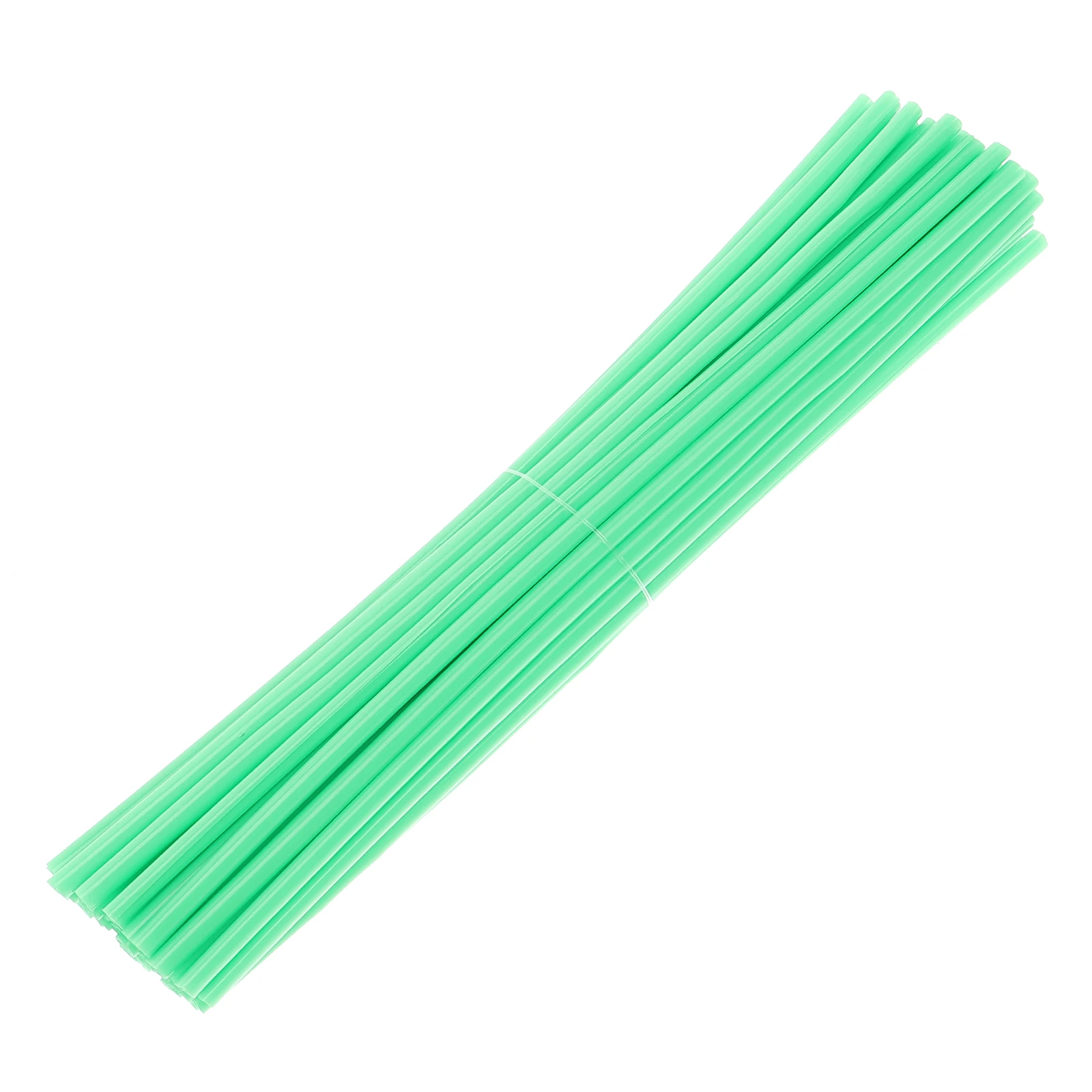 

144 Pcs Bike Covers Reflective Stripes Tube Rim Cover Plastic Wrap Dirt Bike Decoration Accessories Bright Color