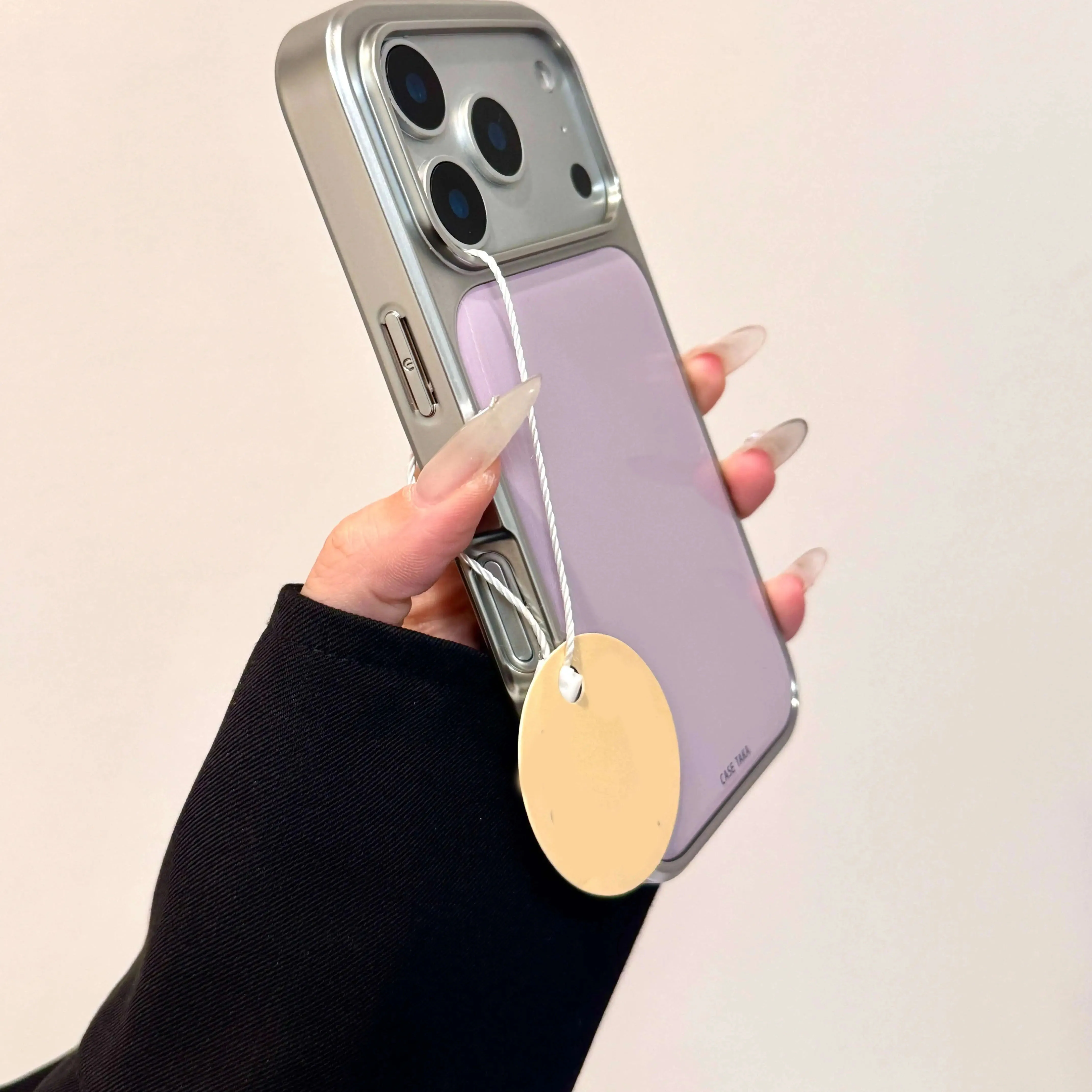 Galvanisierte glänzende Epoxidharz-Handyhülle für iPhone 18 17 Air 16 15 14 13 12 11 Pro Max Plus Ästhetische stoßfeste TPU-Hüllen – Detail 1