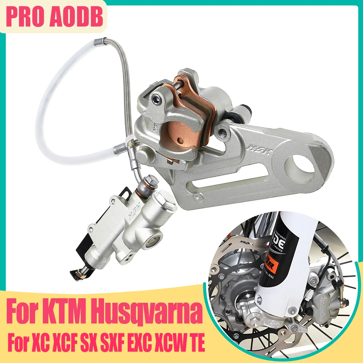 

For Husqvarna 125-501 Rear Brake Caliper TC/FC/TE/FE/TX/FX KTM 125-530 XCW XCFW EXC EXCF SX SXF XC XCF Six Days TPI 2004-2024