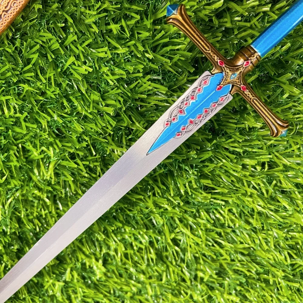 11.8 بوصة 30 سنتيمتر المعادن Elden كاتانا أنيمي النينجا سكين الحديد السيف شفرة الصلب الحجم الحقيقي اليابانية كاتانا الأصلي الساموراي صابر لعبة