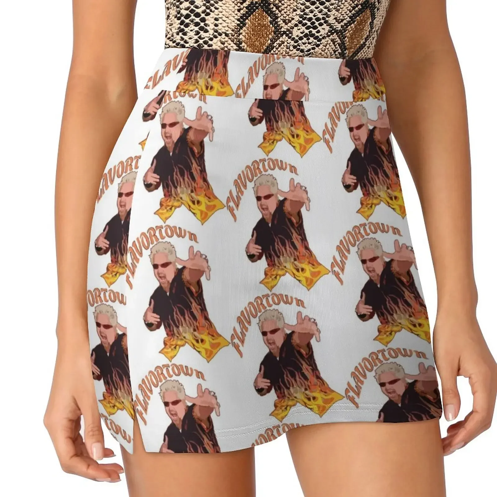 

Guy Fieri Flavortown Mini Skirt Korean clothing skirts summer 2024 woman