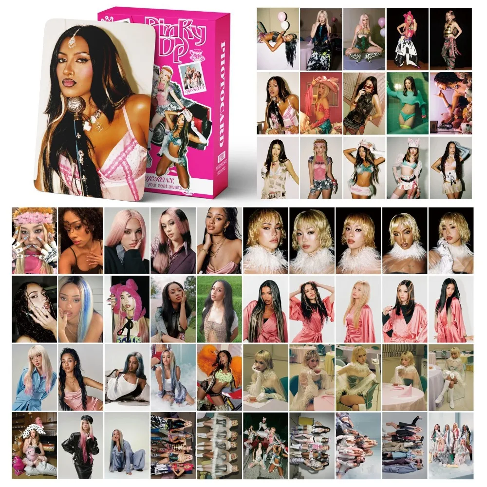 92/124pcs KATSEYE PINKY UP Photocards Lomo Cards SetPhotocards Photo Lomo Cards Fans Collection Printed Cards