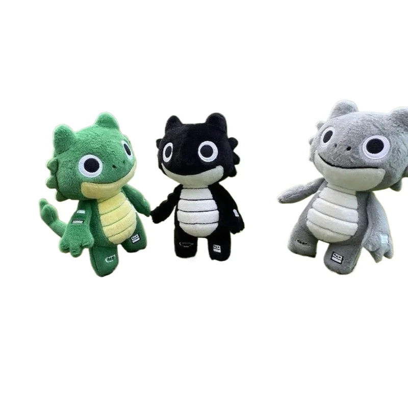 2026 New Salamander Dinosaur Plush Toy Adorable Reptile Character Soft Plush Doll Collectible Gift for Children Room Decoration