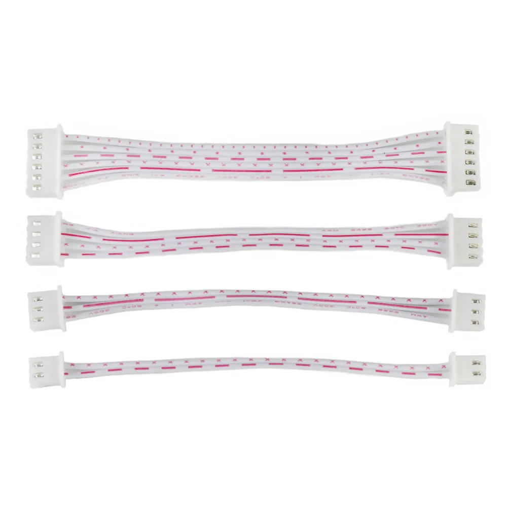 JST XH – connecteur femelle à femelle, pas de 2.54mm, 2/3/4/5/6/7/8/10/12 broches, avec câble métallique rouge et blanc 26awg, fiches à Double extrémité XH2.54