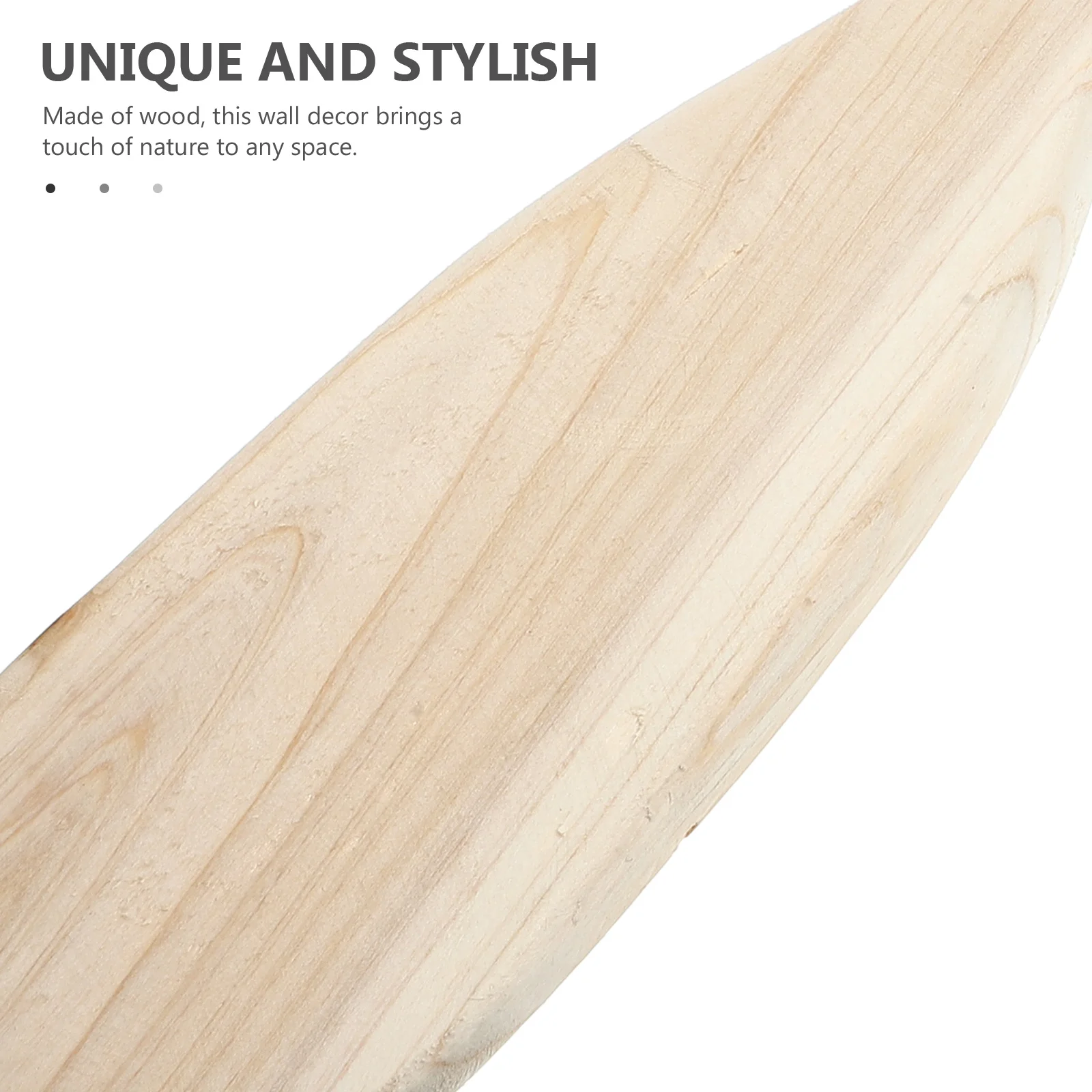 

Blank Wood Craft Paddle Wall Hanging Ornament Unfinished Wooden Paddle Decor for DIY Painting Oar Shape Decorative Home Ornament