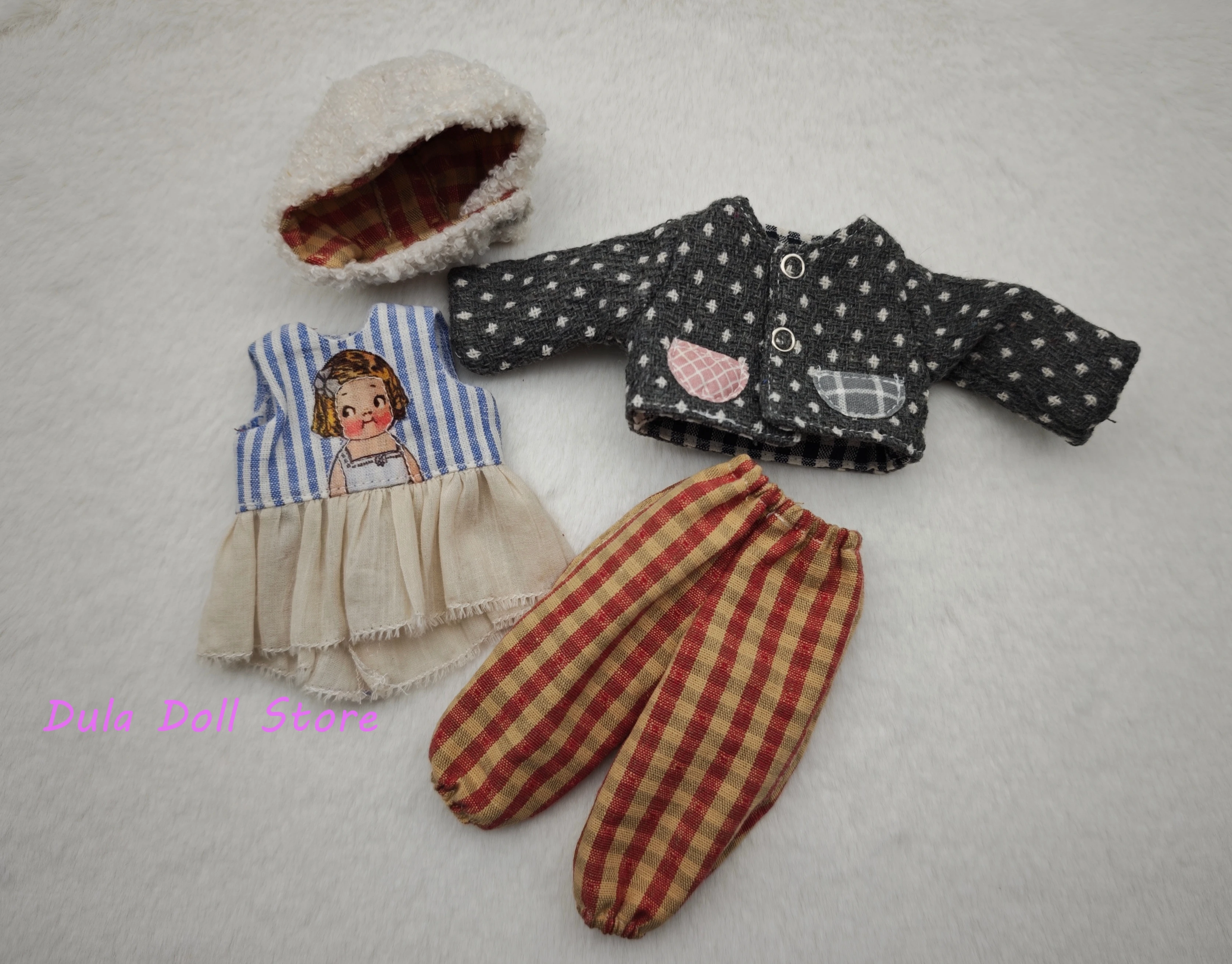 

Одежда для кукол 2026: платья, куртки, брюки для Blythe, Qbaby, ob24, ob22, Monster Baby, Holala, Azone, Licca, ICY, JerryB