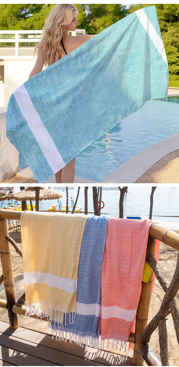 Жаккардовое пляжное полотенце – обзор и цена Beach Towel Large
