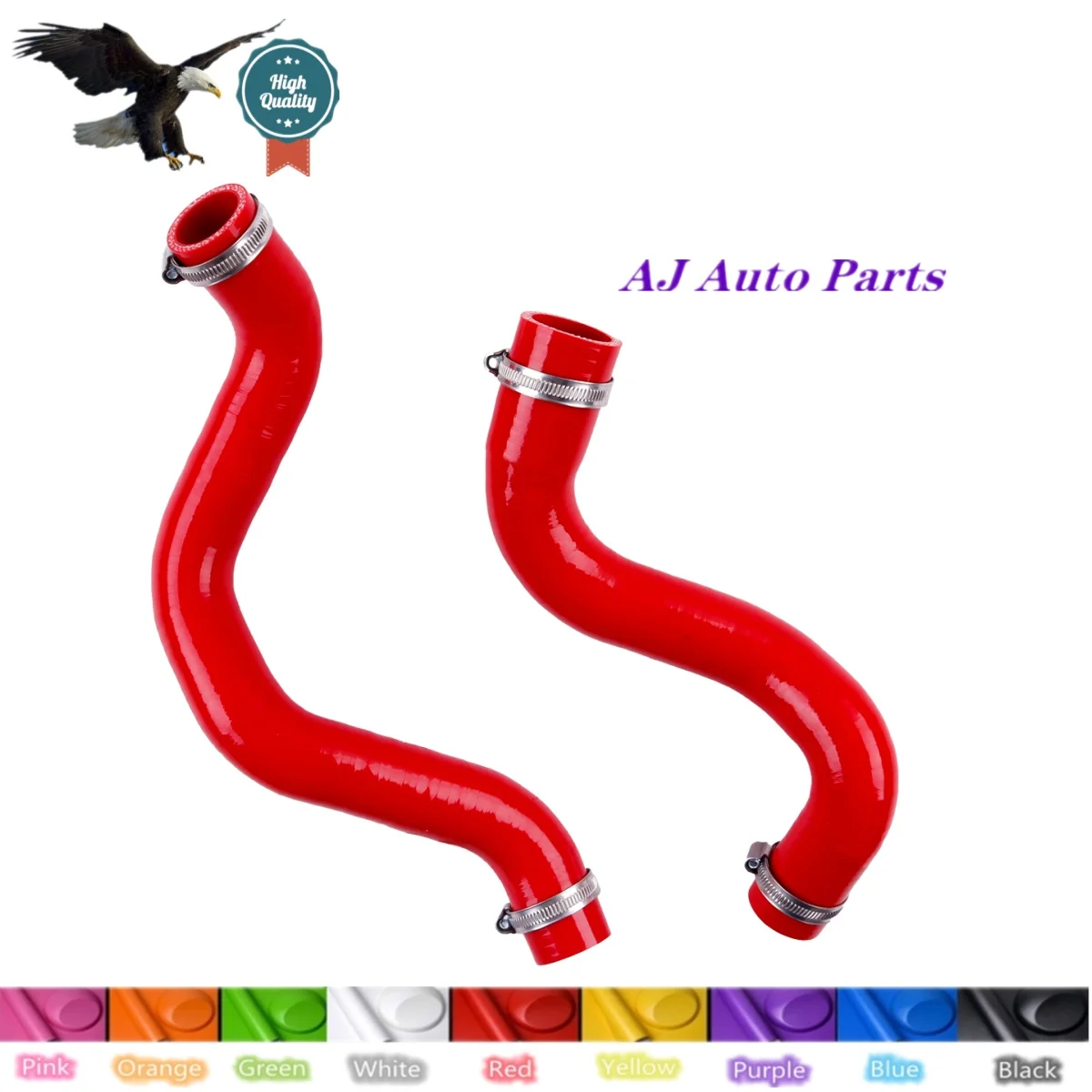 For GM 3800 3.8L 4-Ply Heavy Duty Silicone Radiator Hose Kit Upper Lower