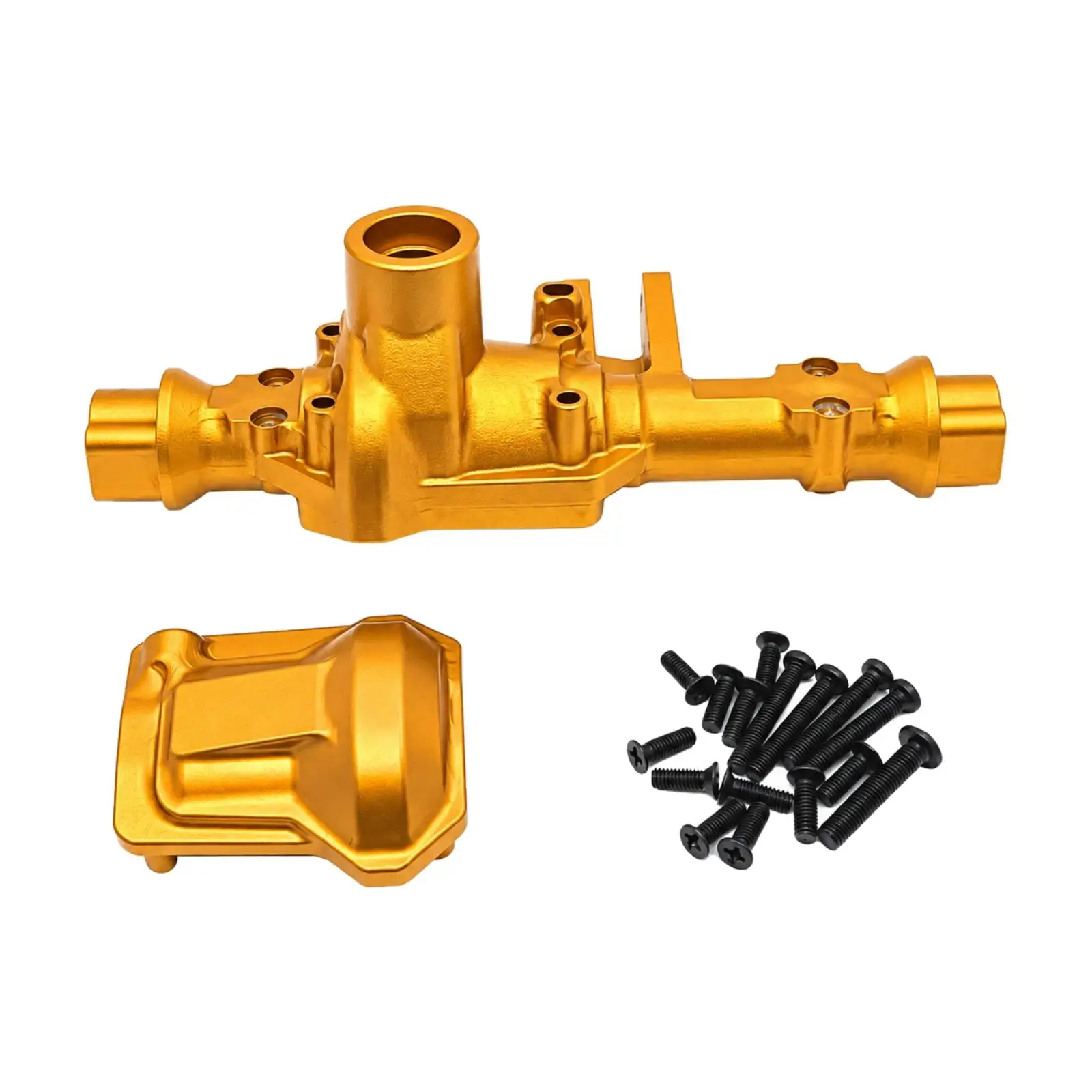1:10 RC Front Axle Housing Direct Fit Aluminum Front Axle Housing with Cover Anodized High Precision