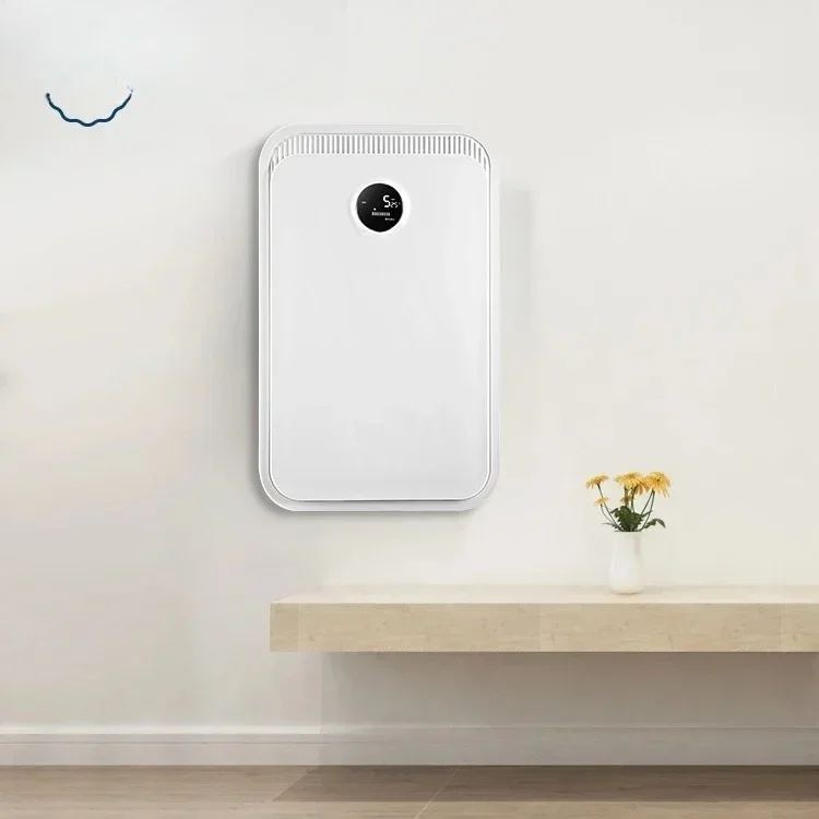 

Recuperator Ventilation Fresh Air Fan Wall Mount Ventilation HAVC System Recovery Ventilator Single Room Energy Smart Thermostat