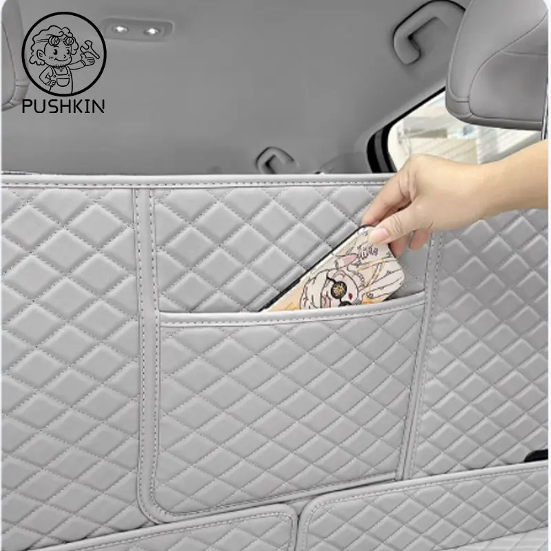 Car Trunk Mats For BYD Yuan UP Yuan Pro 2026 2025 2024 Trunk Protector Pad Storage Bags Cargo Liner Car Interior Accessories