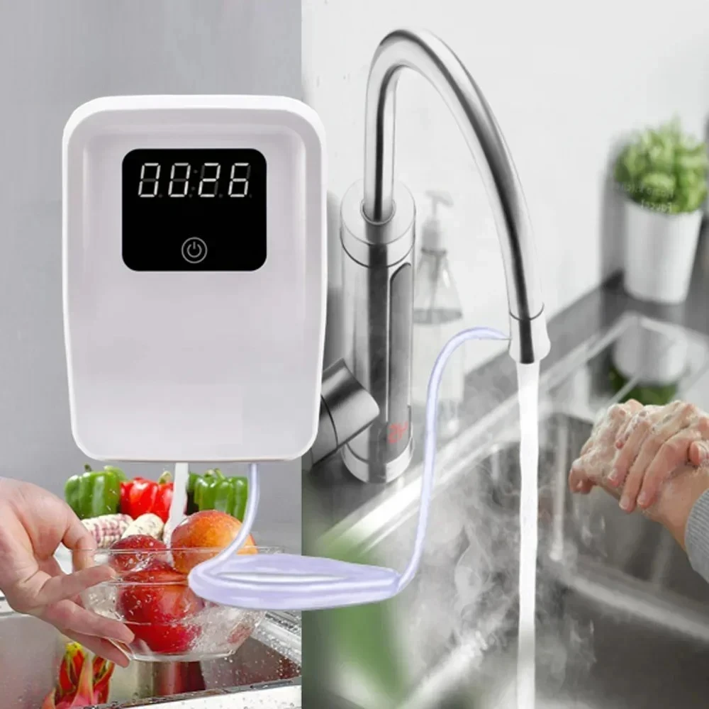 

Mounted Ozone Water Generator Tap Ozonator for Fruit Vege Washing Pesticide Removal Sterilization Kitchen