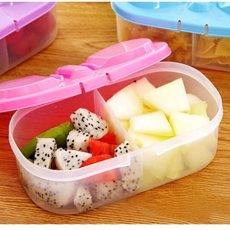 Lunchbox Lagerung Tragbare Kunststoff Schutz Set Container Reise Outdoor Mittagessen Obst Günstige Banane Reise Outdoor Box