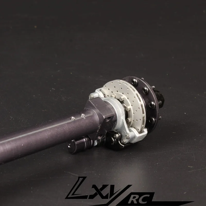 محور محمل محاكاة معدني بمقياس 1:14 لـ Tamiya مركبة يتم التحكم بها عن بُعد سكانيا 770S R620 فولفو بنز أروكس مان TGX ملحقات السيارة