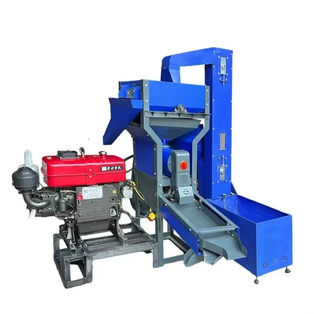 

Rice milling machine, sand and stone removal, impurity removal, grain stripping, rice milling machine, rice millet, corn peeling