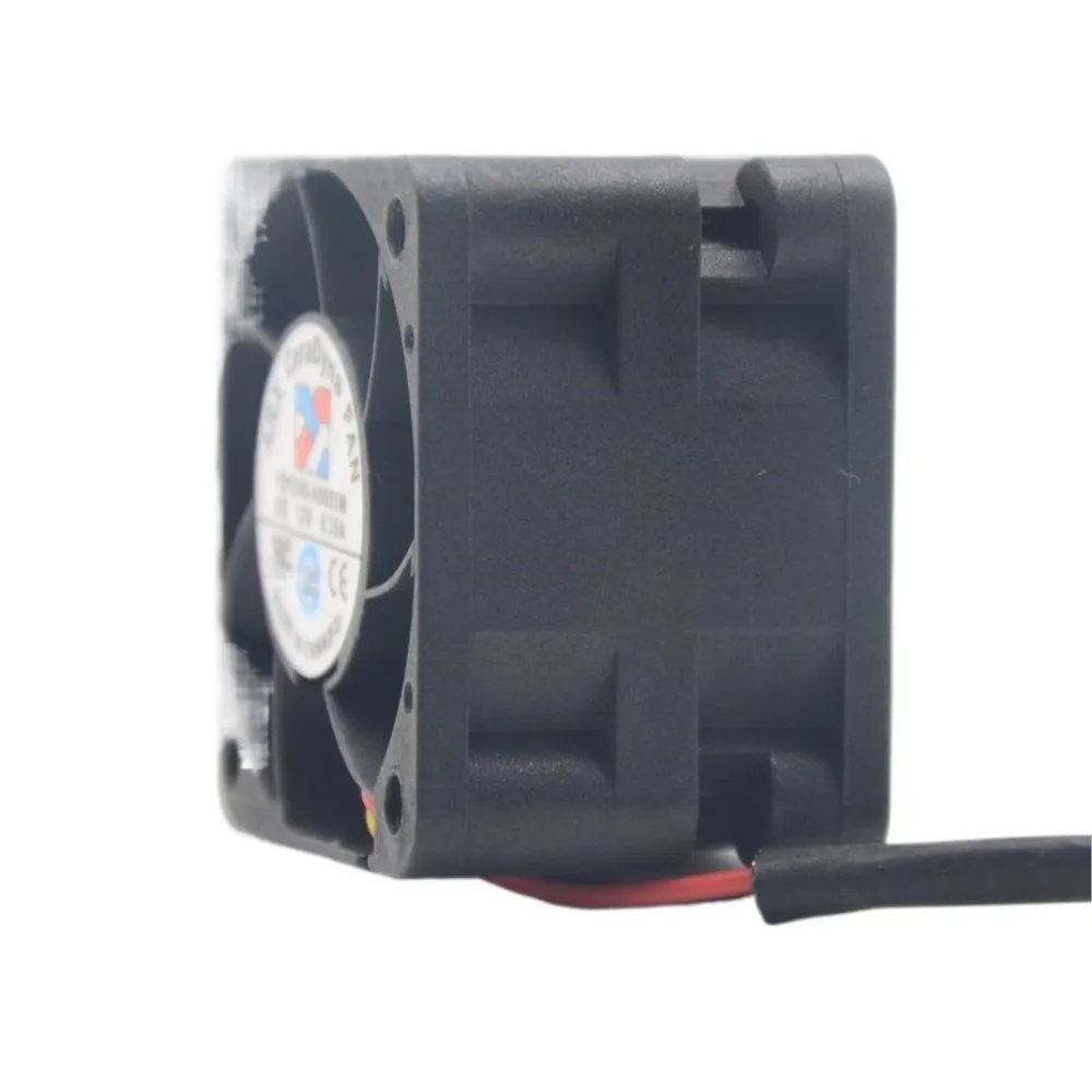 40mm Fan FD1240-A0053M 40x40x28mm DC 12V 0.35A 3-Wire Square Cooling – Reliable Server Fan, Compact Design