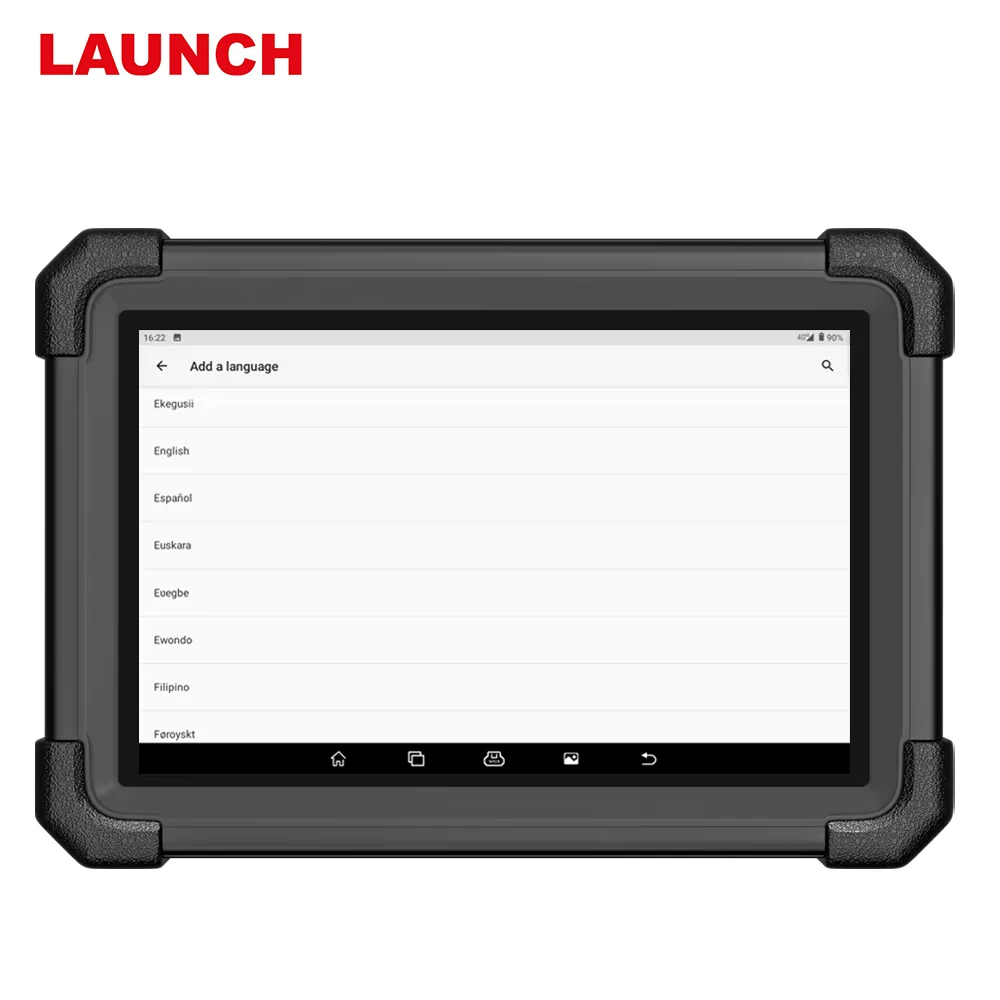 جهاز لوحي إطلاق 2025 مع منفذ USB 10.1 بوصة أسود 4 جيجابايت رام أندرويد بلوتوث أداة تشخيص Obd2 تخزين 64 جيجابايت أداة تشخيص تلقائية