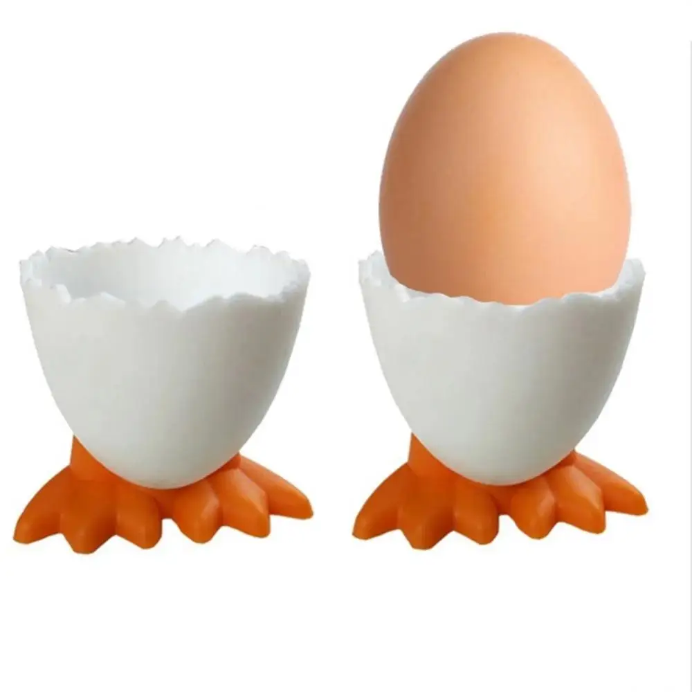 1~10PCS Egg Trays Egg Cup Breakfast Rack Creative Gifts Household Cartoon Tableware Egg Cups  Children Kitchen Utensils