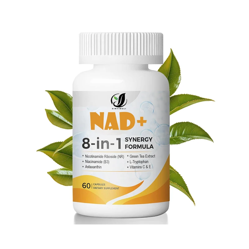 

Формула 8-в-1 с ниацинамидом и нуклеозидом, содержащая ниацинамид (B3), астаксантин, экстракт зеленого чая, а также витамины C и E