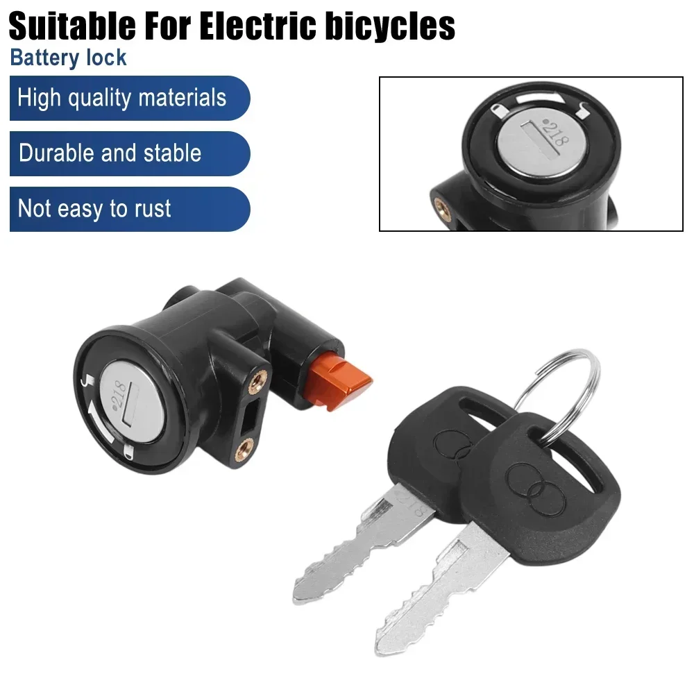 Schlüssel für C20 E-Bike-Akku, Batterieschloss-Kernschlüsselzylinder, kompatibel mit C20 E-Bike-Akku-Sicherheitszubehör – Detail 1