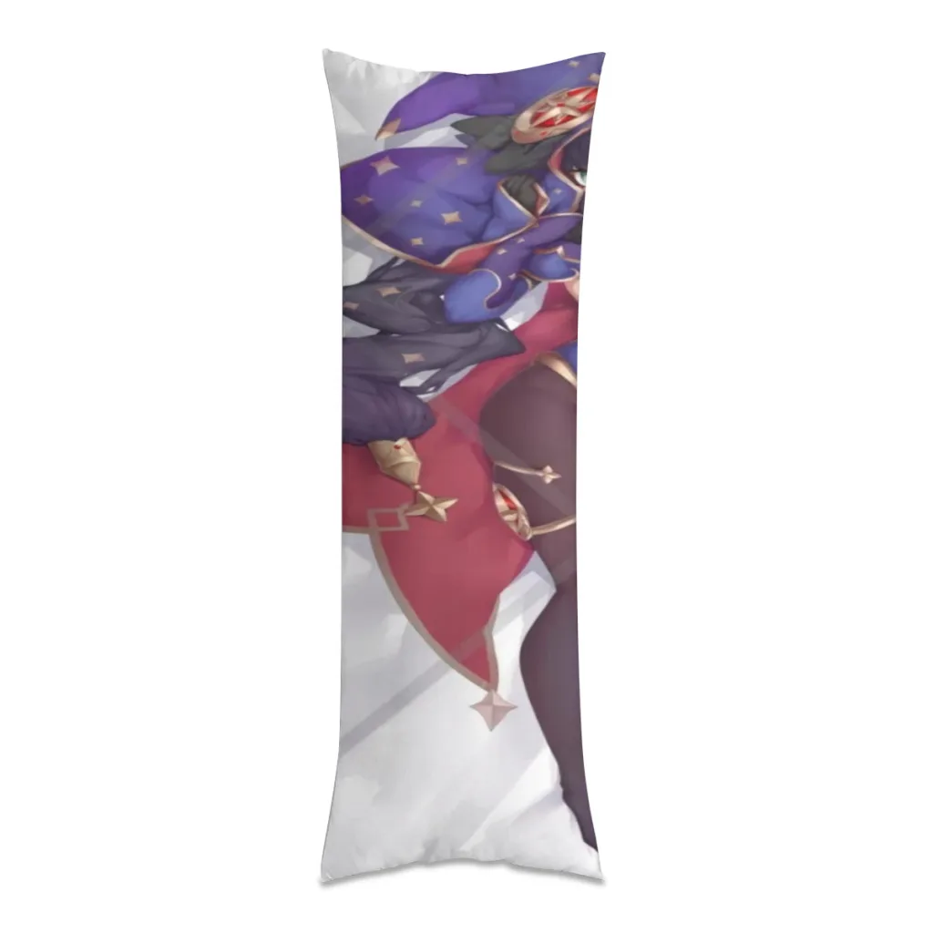 

Funda Anime Dakimakura Mona Genshin Long Pillow Case Home Bedroom Living Room Sofa Cushion Cover Peach Skin Pillowcase
