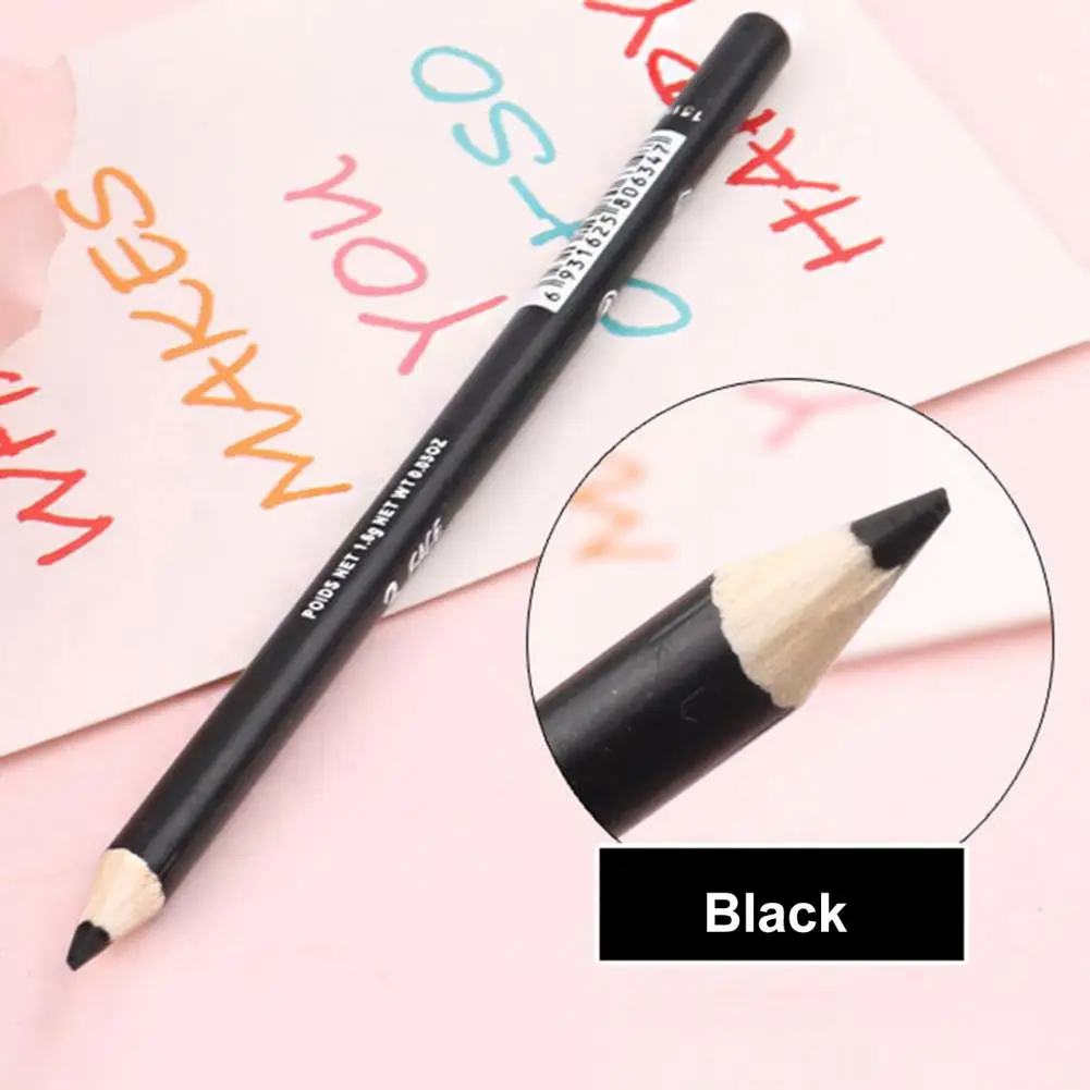 Stylish Eyeliner Tool  Solid Wood Makeup Eyebrow Pencil  Eye Liner Pencil Pen