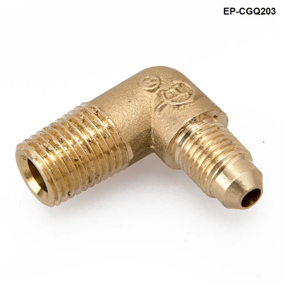 Brass Barb Fitting Male Elbow 90 Degree 1/4'' NPT* 1/4'' Hose ID EP-CGQ203