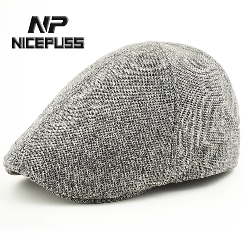 unisex-adjustable-baseball-cap-spring-autumn-painter-style-thin-billie-hat-casual-breathable-non-foldable-short-brim-cap