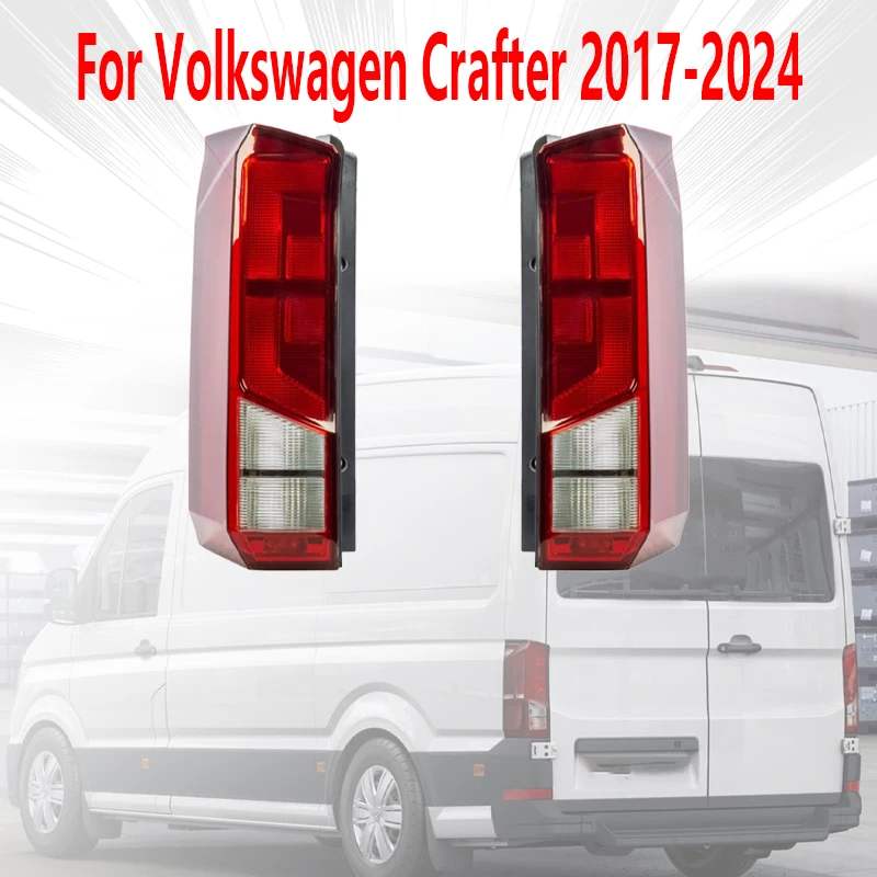 

Задние фонари для Volkswagen Crafter 2017-2024, внешние указатели поворота автомобиля, задний бампер, дневные ходовые огни 7C0945095H 7C0945096J