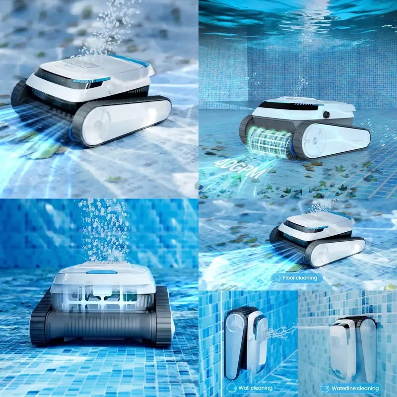 

Cordless Automatic High Quality Swimming Pool Cleaning Vacuum Filter Robotic Pool Cleaner High Efficiency Eco-Friendly