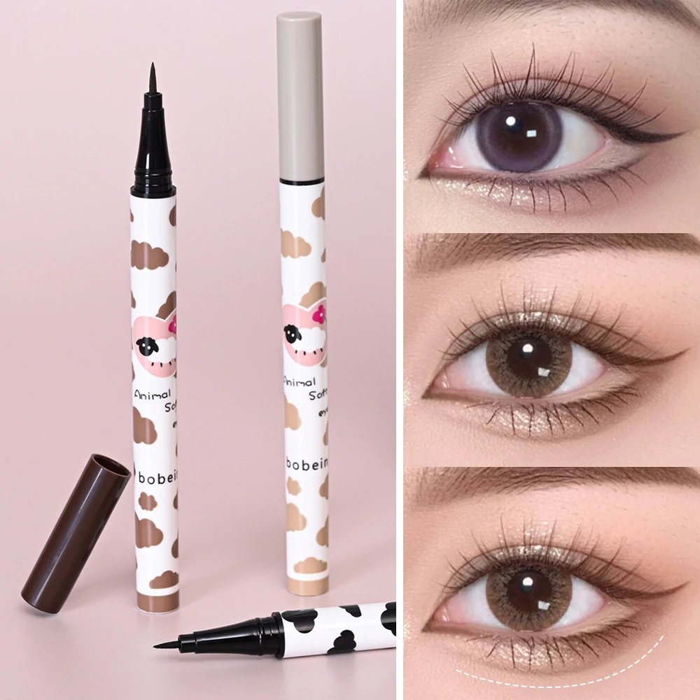 Matte Liquid Eyeliner Lying Silkworm Eyelash Pen Waterproof Lasting Black Quickily Drying Eyeliner Pencil Eyes Makeup Cosmetics