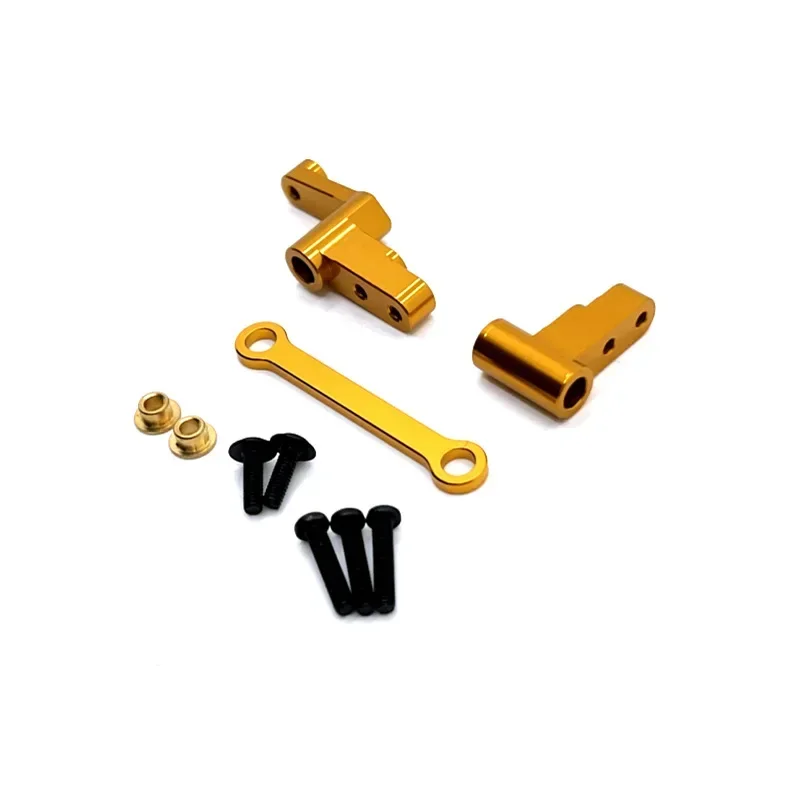 

RC Car Upgrades Parts Accessories Metal Steering Components Steering Assembly For MJX Hyper Go 14301 14302 1/14