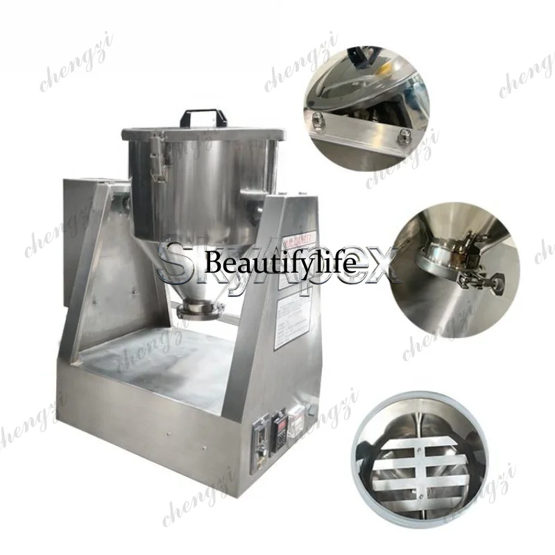 81 SUS304 Stainless Steel Lab Test Blender Industrial Food Mixer High Speed Dry Wet Material Homogenizing Stir Equipment