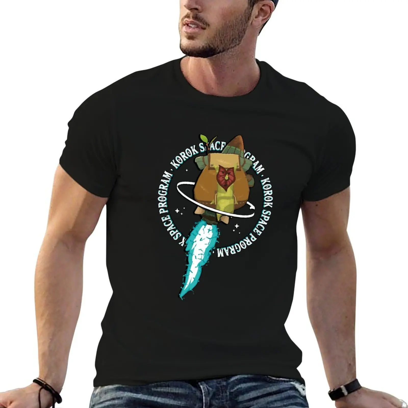 

Korok Space Program T-Shirt t shirt custom print man t shirts high quality luxury brand T-Shirt