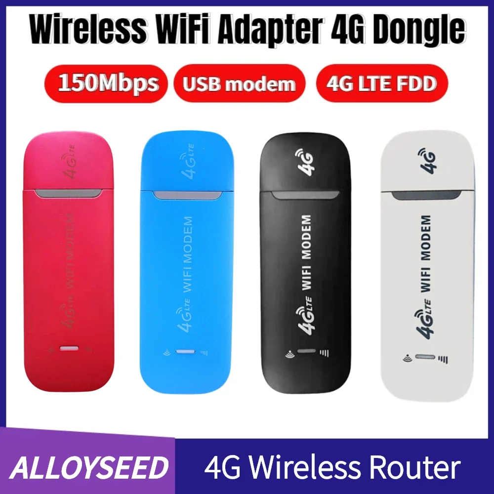 

Карманный Wi-Fi-маршрутизатор LTE, 150 Мбит/с, портативная точка доступа USB Wi-Fi со слотом для SIM-карты, 4G USB-модем, высокоскоростной интернет-доступ для ноутбука