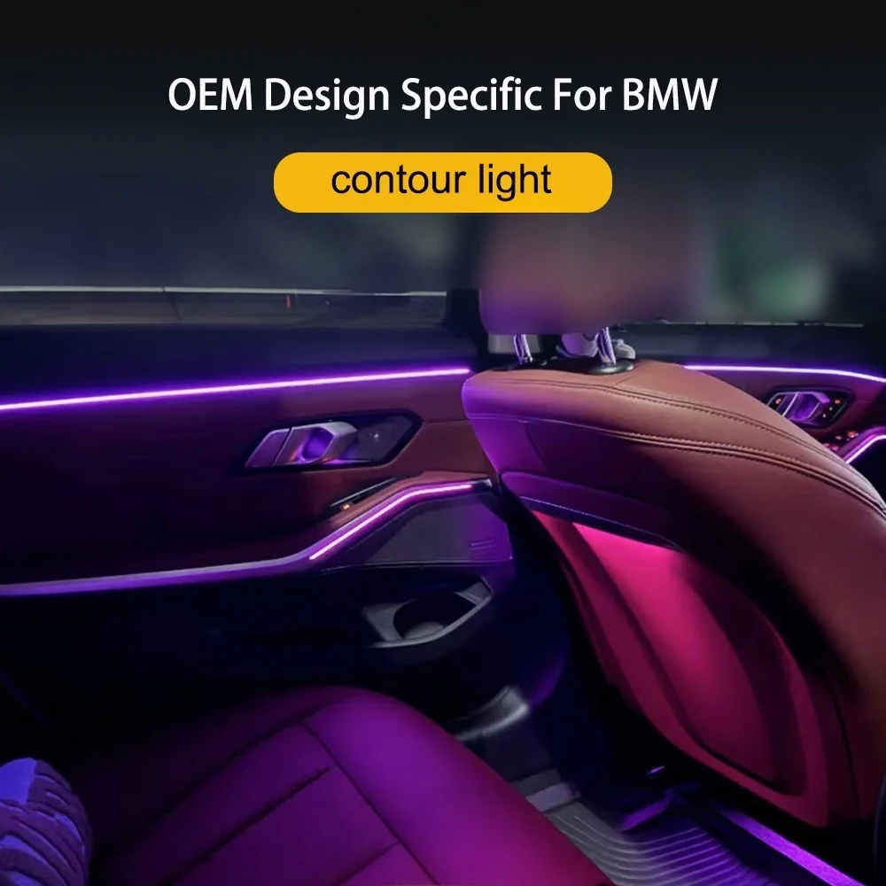 Enhanced Door Contour light Ambient Light for BMW 3 Series i3 X5 X6 X7, G20 G05 G06 G07 G28 contour light Ambient Light Upgrade