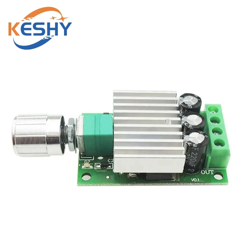 10A 12V-30V PWM DC Motor Speed Controller 12V 24V Regulowany regulator prędkości Ściemniacz Przełącznik sterujący do silnika wentylatora LED Light — zdjęcie produktu 4