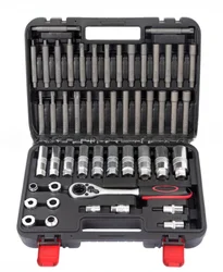 50 Pieces Shock Absorber Strut Nut Removal Tool Bushing Set Special Car Strut Tower Top Nut Remove Install Tool Sleeve