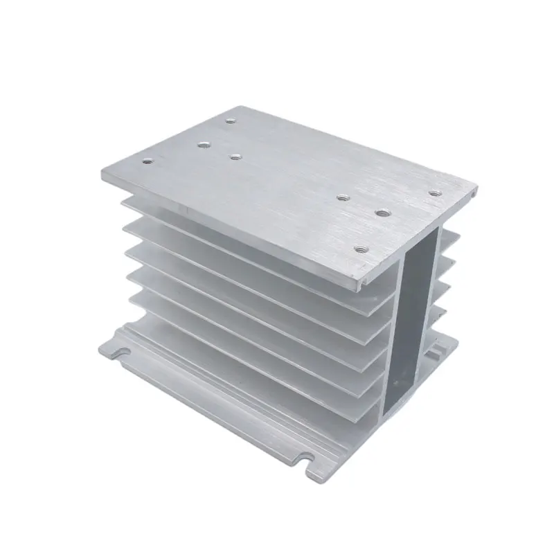 LCTC SSR Radiator Radiator Aluminiowy Radiator Chłodzący do Przekaźnika Półprzewodnikowego Trójfazowy 10A 25A Bezdotykowy H-110