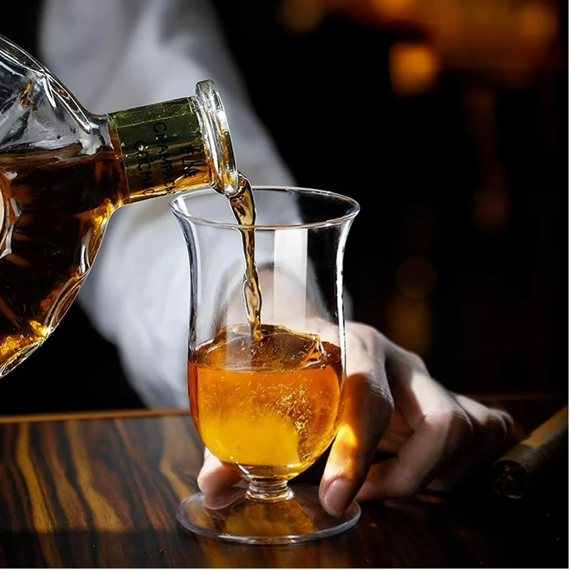 Tulip Tasting Cup  Whisky Glass Grape Specific  Wine Tasting Glass Sommelier Single Malt Clear Whiskey Cup