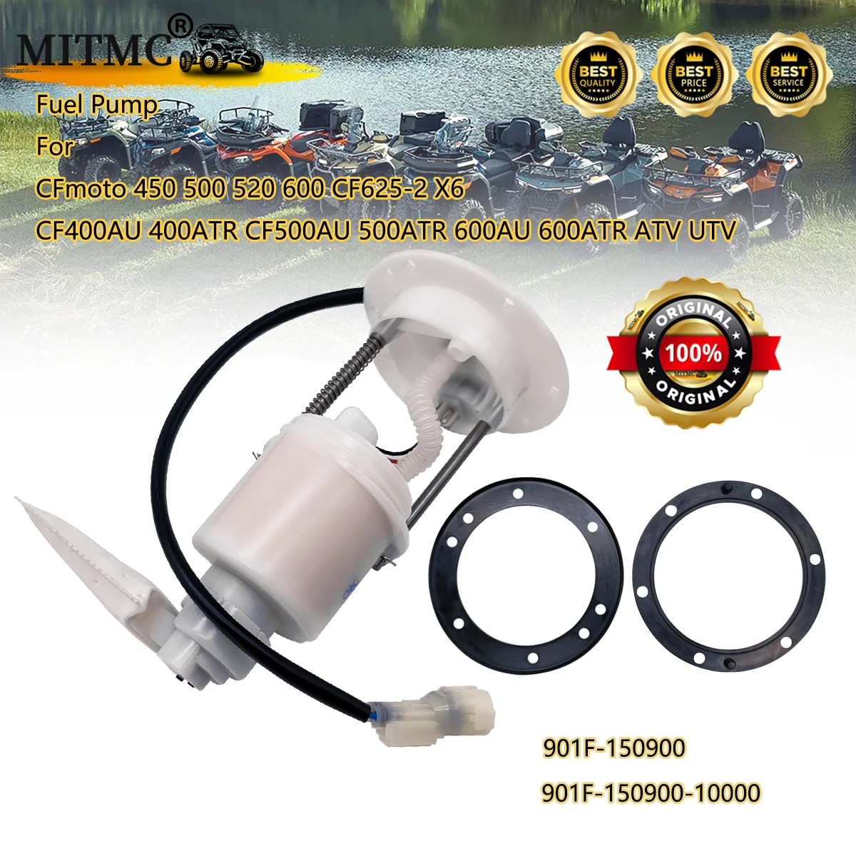 

Original Fuel Pump For CF CForce 450 500 520 600 CF625-2 X6 CF400AU 400ATR CF500AU 500ATR 600AU 600ATR ATV UTV 901F-150900