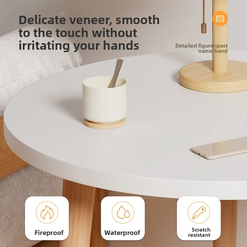 Small table living room small coffee table mini bedroom bedside balcony small round table sofa side table