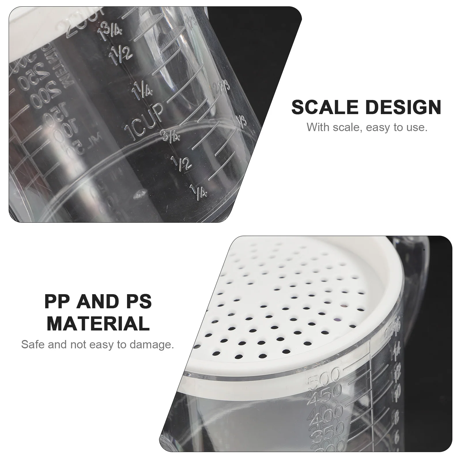 

1Pcs Oil Dispenser Bottle Plastic Vinegar Container Kitchen Accessory Heat Resistant Scale Design Oil Control Soy Sauce Holder