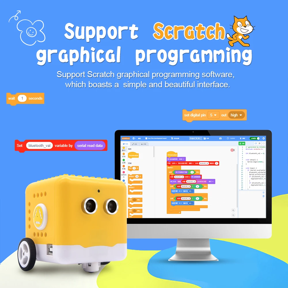 Picture 4: Popular Hot sell Stem Robot Kit Coding Robot for Arduino