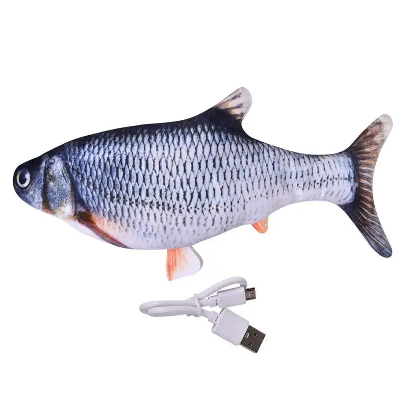 

Flappy Fish Cat Toy Flappy Fish Interactive Dog Toy Electric Moving Fish Cat Toy Realistic Interactive Flopping Fish Cat Kicker