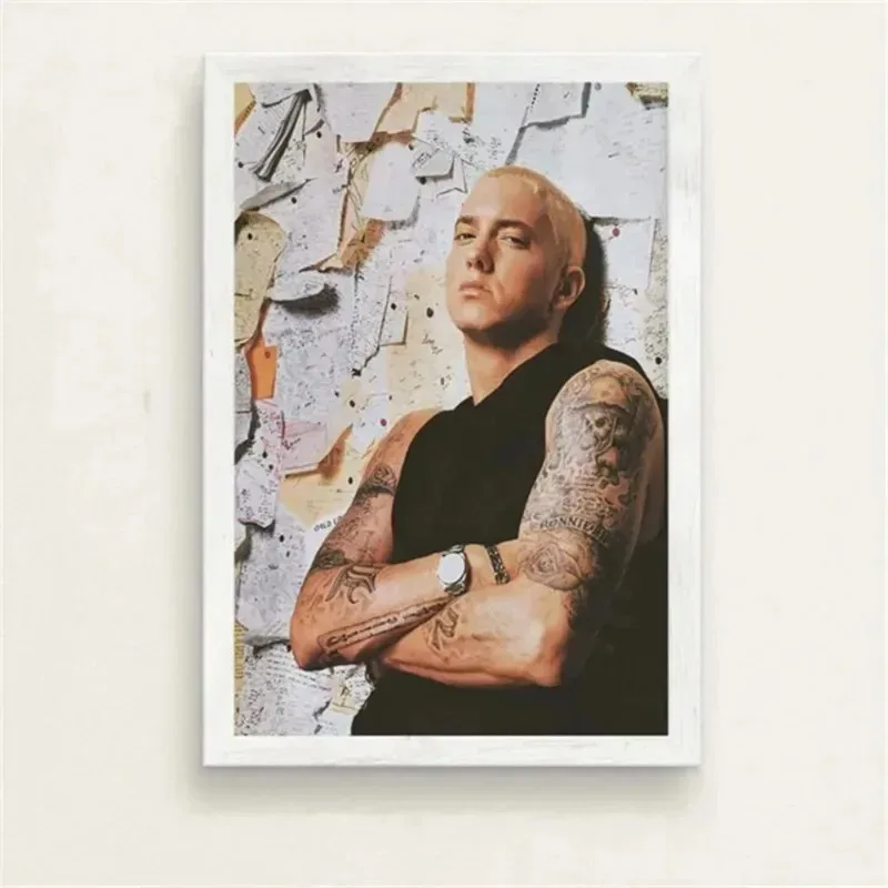Super Rapper Eminems Posters and Prints Great Rap Singer Canvas Painting Music Star Wall Art Picture for Bedroom Home Decor