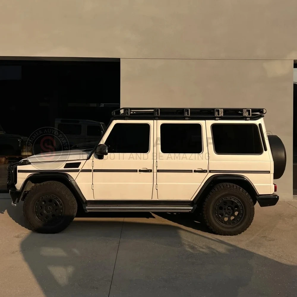 For Summer Auto Parts 4X4 Offroad Aluminum Multifunctional Black Luggage Car Roof Rack for Benz G Class W465 W464 W463A